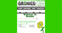 Desktop Screenshot of gronics.com